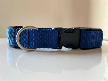 Welpenhalsband - blau/schwarz